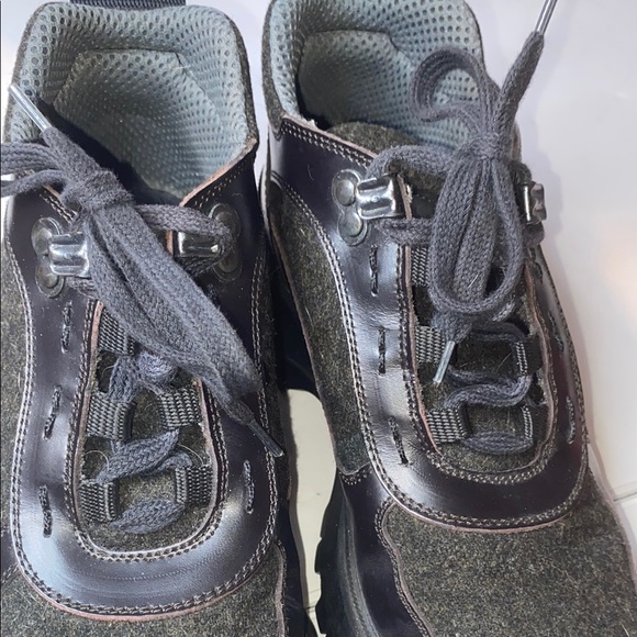 Prada vibram Black Gray hiking boots size 38.5 - Picture 8 of 8